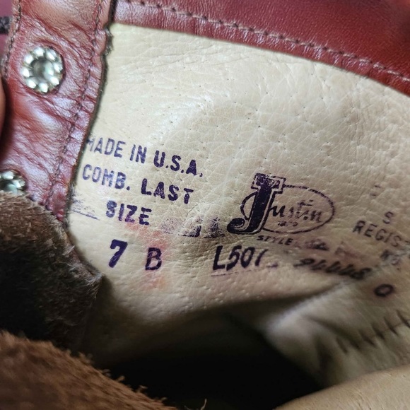 Justin Classic Roper Shoes - Picture 6 of 7